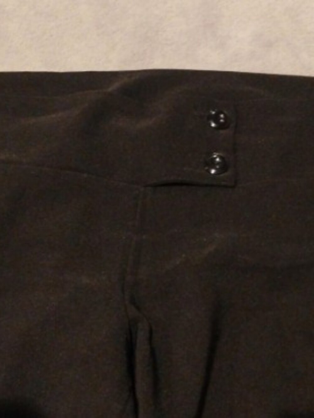 Valia Black Flare Dress Pants Office Trousers - Picture 3 of 4
